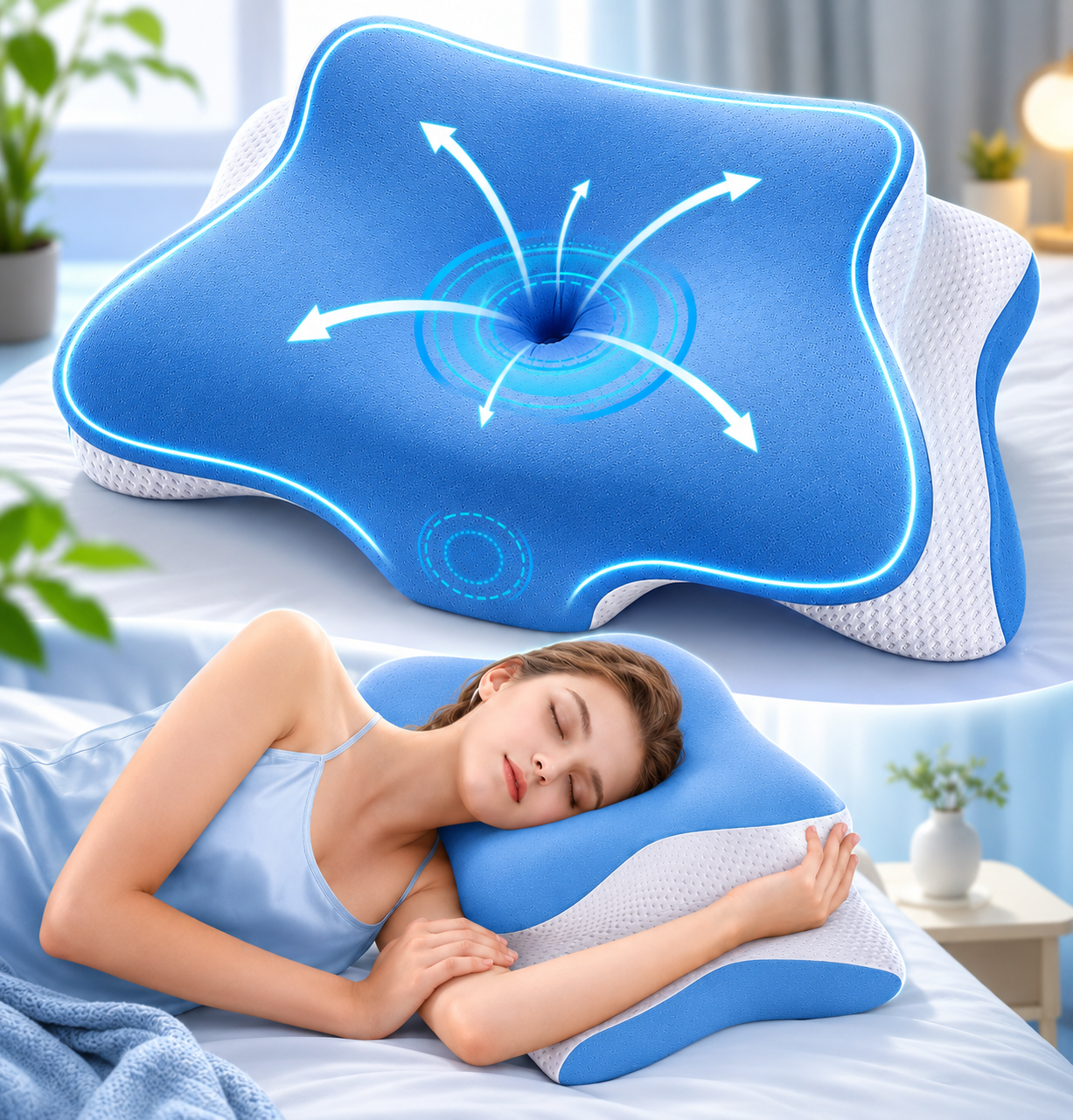 Almohada cervical viscoelástica -Star Rest™