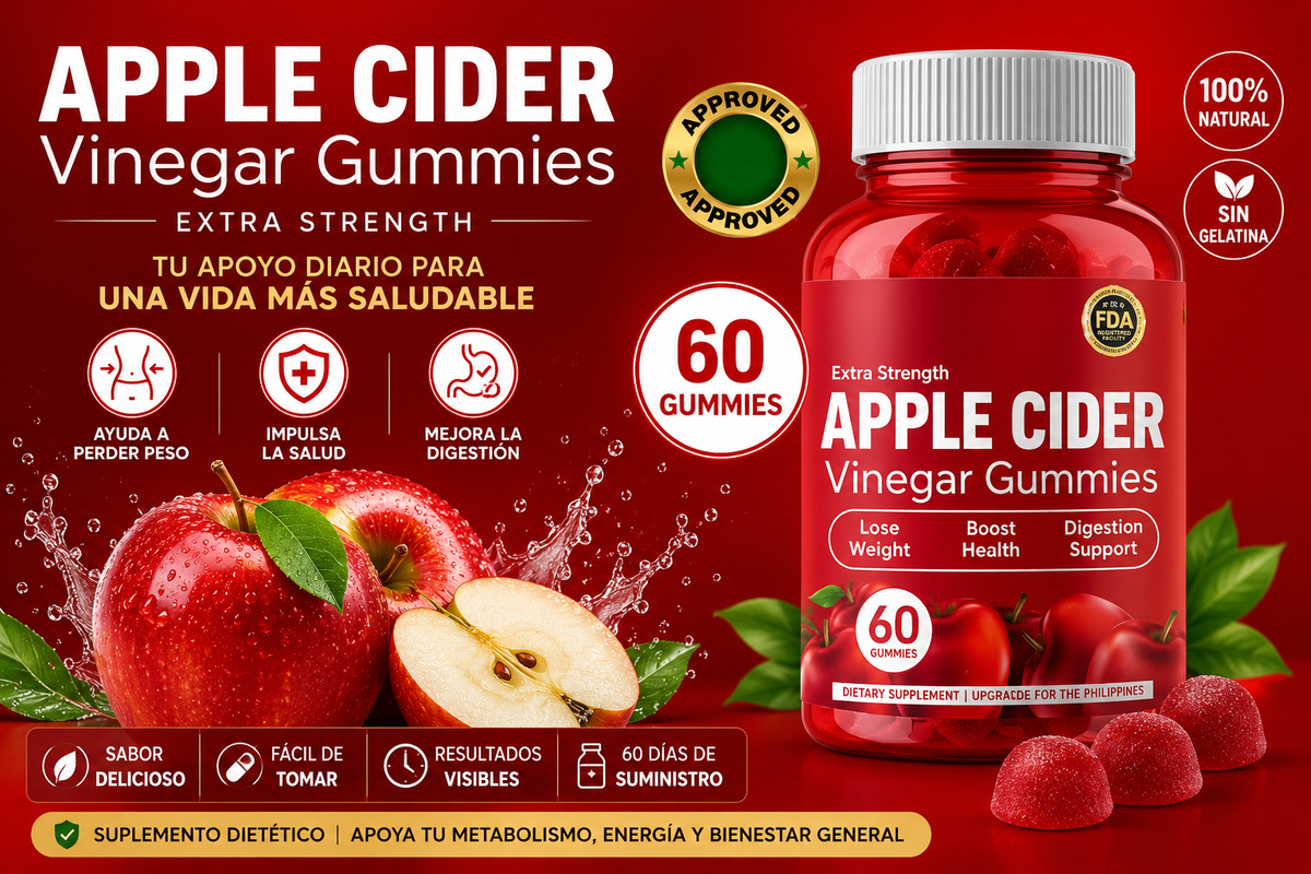 Suplemento gummies de vinagre de manzana- apple cider™