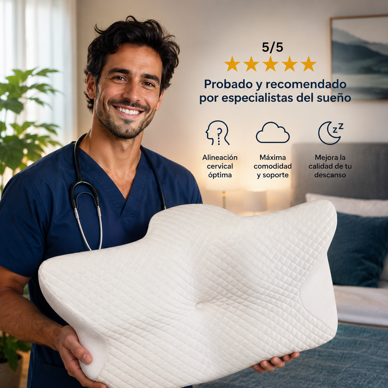 Almohada cervical viscoelástica -Star Rest™