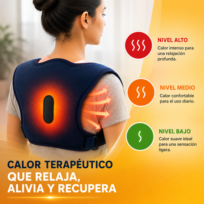 Corrector de Espalda con Masaje y Calor
