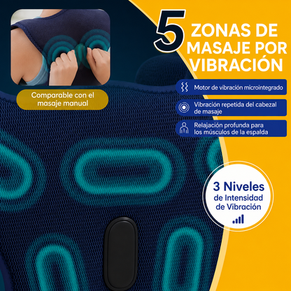 Corrector de Espalda con Masaje y Calor