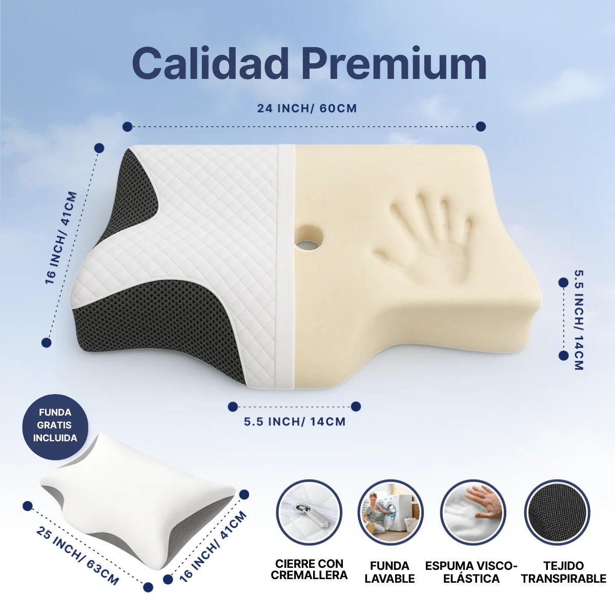 Almohada cervical viscoelástica -Star Rest™