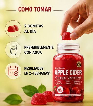 Suplemento gummies de vinagre de manzana- apple cider™
